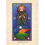 St Patrick and the Paschal Fire Greeting Card
